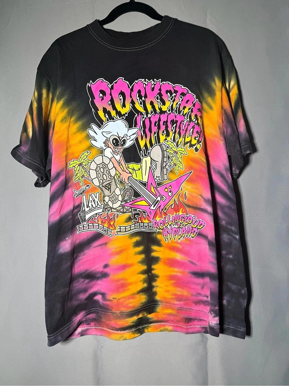 Hypland x Rolling Loud Rockstar Lifestyle Tie Dye T-Shirt